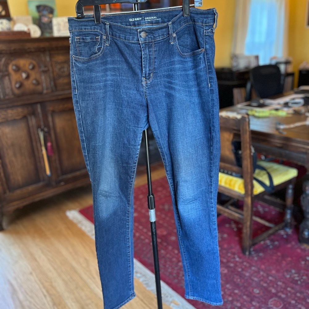 Old Navy Women's Classic Blue Skinny Jeans
